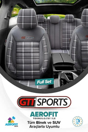 Otom Gti Sports Design Ekstra Destekli Oto Koltuk Kılıfı