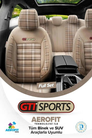 Otom Gti Sports Design Ekstra Destekli Oto Koltuk Kılıfı