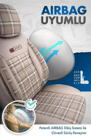 Otom Gti Sports Design Ekstra Destekli Oto Koltuk Kılıfı