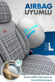 Otom Gti Sports Design Ekstra Destekli Oto Koltuk Kılıfı