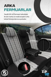 Otom Gti Sports Design Ekstra Destekli Oto Koltuk Kılıfı