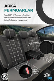 Otom Gti Sports Design Ekstra Destekli Oto Koltuk Kılıfı