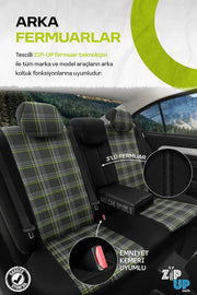 Otom Gti Sports Design Ekstra Destekli Oto Koltuk Kılıfı