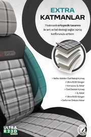 Otom Gti Sports Design Ekstra Destekli Oto Koltuk Kılıfı
