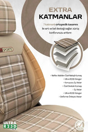 Otom Gti Sports Design Ekstra Destekli Oto Koltuk Kılıfı