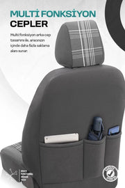 Otom Gti Sports Design Ekstra Destekli Oto Koltuk Kılıfı