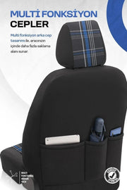 Otom Gti Sports Design Ekstra Destekli Oto Koltuk Kılıfı