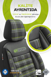 Otom Gti Sports Design Ekstra Destekli Oto Koltuk Kılıfı