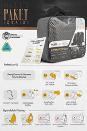 Otom Advanced Design Universal Babyface Oto Koltuk Kılıfı