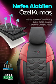 Otom Yeni Hexa Design Stitch Tech Oto Koltuk Kılıfı Tam Set