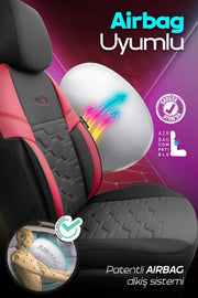 Otom Yeni Hexa Design Stitch Tech Oto Koltuk Kılıfı Tam Set