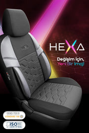 Otom Yeni Hexa Design Stitch Tech Oto Koltuk Kılıfı Tam Set