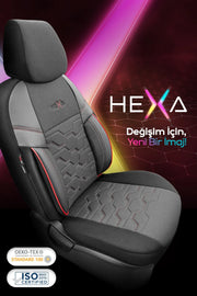 Otom Yeni Hexa Design Stitch Tech Oto Koltuk Kılıfı Tam Set