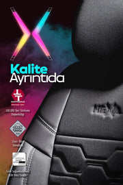 Otom Yeni Hexa Design Stitch Tech Oto Koltuk Kılıfı Tam Set