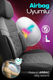Otom Yeni Hexa Design Stitch Tech Oto Koltuk Kılıfı Tam Set