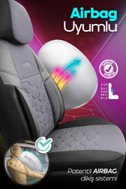 Otom Yeni Hexa Design Stitch Tech Oto Koltuk Kılıfı Tam Set