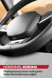 Dikişli Direksiyon Kılıfı Delikli