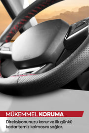 Dikişli Direksiyon Kılıfı Delikli