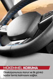 Dikişli Direksiyon Kılıfı Delikli