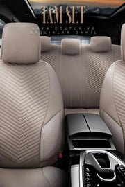 Otom Advanced Design Universal Deri Oto Koltuk Kılıfı - OtomBayi