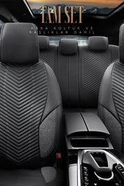 Otom Advanced Design Universal Deri Oto Koltuk Kılıfı - OtomBayi