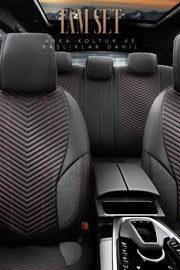 Otom Advanced Design Universal Deri Oto Koltuk Kılıfı - OtomBayi