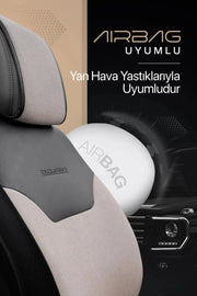Otom Exclusive Koruyucu Oto Koltuk Minderi Premium Keten - OtomBayi