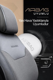 Otom Exclusive Koruyucu Oto Koltuk Minderi Premium Keten - OtomBayi