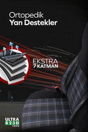 Otom GTI Sports City Design Oto Koltuk Kılıfı - OtomBayi