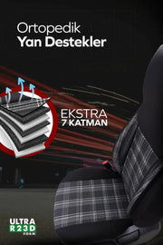 Otom GTI Sports City Design Oto Koltuk Kılıfı - OtomBayi