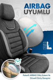 Otom Iconic Design Ekstra Destekli Oto Koltuk Kılıfı - OtomBayi