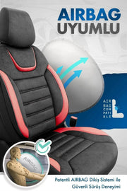 Otom Iconic Design Ekstra Destekli Oto Koltuk Kılıfı - OtomBayi