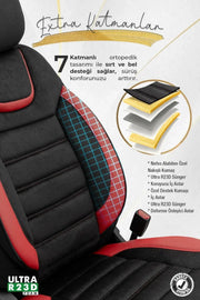 Otom Iconic Design Ekstra Destekli Oto Koltuk Kılıfı - OtomBayi