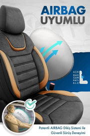 Otom Iconic Design Ekstra Destekli Oto Koltuk Kılıfı - OtomBayi