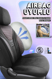 Otom Infinity Design Ekstra Destekli Oto Koltuk Kılıfı Tam Set - OtomBayi