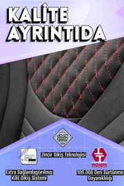 Otom Infinity Design Ekstra Destekli Oto Koltuk Kılıfı Tam Set - OtomBayi