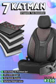 Otom Infinity Design Ekstra Destekli Oto Koltuk Kılıfı Tam Set - OtomBayi