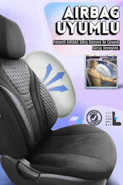 Otom Infinity Design Ekstra Destekli Oto Koltuk Kılıfı Tam Set - OtomBayi