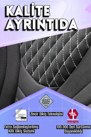 Otom Infinity Design Ekstra Destekli Oto Koltuk Kılıfı Tam Set - OtomBayi