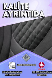 Otom Infinity Design Ekstra Destekli Oto Koltuk Kılıfı Tam Set - OtomBayi