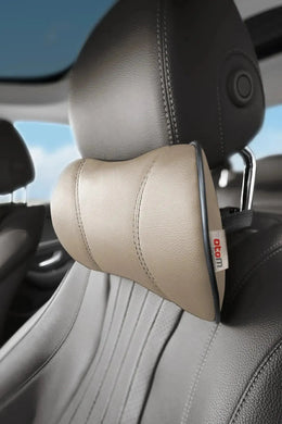 Otom Premium Deri Dikiş Detaylı Boyun Yastığı - OtomBayi