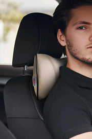 Otom Premium Deri Dikiş Detaylı Boyun Yastığı - OtomBayi