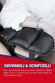 Otom Premium Deri Ekstra Süngerli Kol Destek Yastığı Kolçak Desteği - OtomBayi