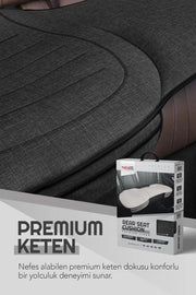 Otom Premium Koruyucu Arka Koltuk Minderi - Keten - OtomBayi