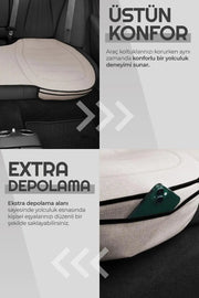 Otom Premium Koruyucu Arka Koltuk Minderi - Keten - OtomBayi