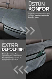 Otom Premium Koruyucu Arka Koltuk Minderi Yüksek Kalite - Süet - OtomBayi