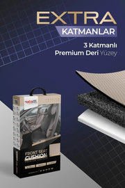 Otom Premium Koruyucu Oto Koltuk Minderi Yüksek Kalite Deri - OtomBayi