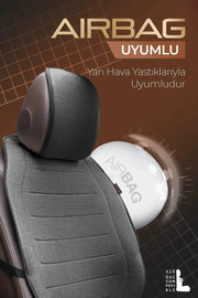 Otom Premium Koruyucu Oto Koltuk Minderi Yüksek Kalite Keten - OtomBayi