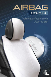 Otom Premium Koruyucu Oto Koltuk Minderi Yüksek Kalite Süet - OtomBayi
