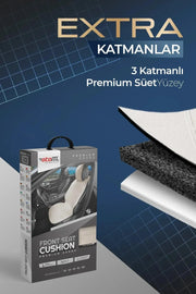 Otom Premium Koruyucu Oto Koltuk Minderi Yüksek Kalite Süet - OtomBayi